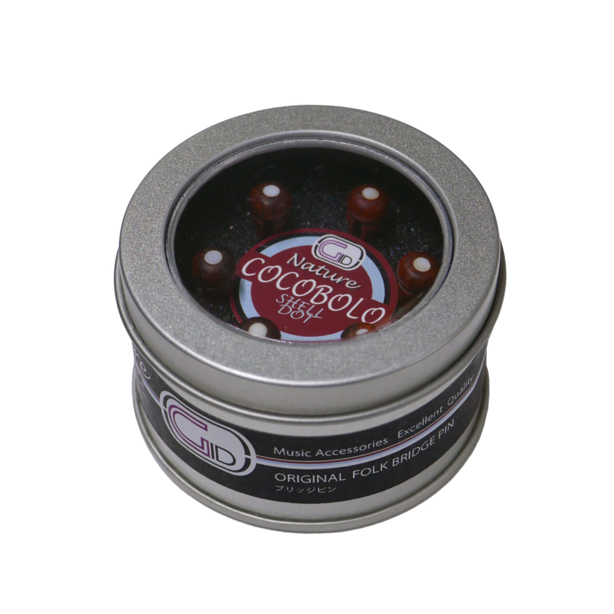 Bridge Pins Nature Cocobolo/Shell Dot [BP-NA CO/SD]の写真