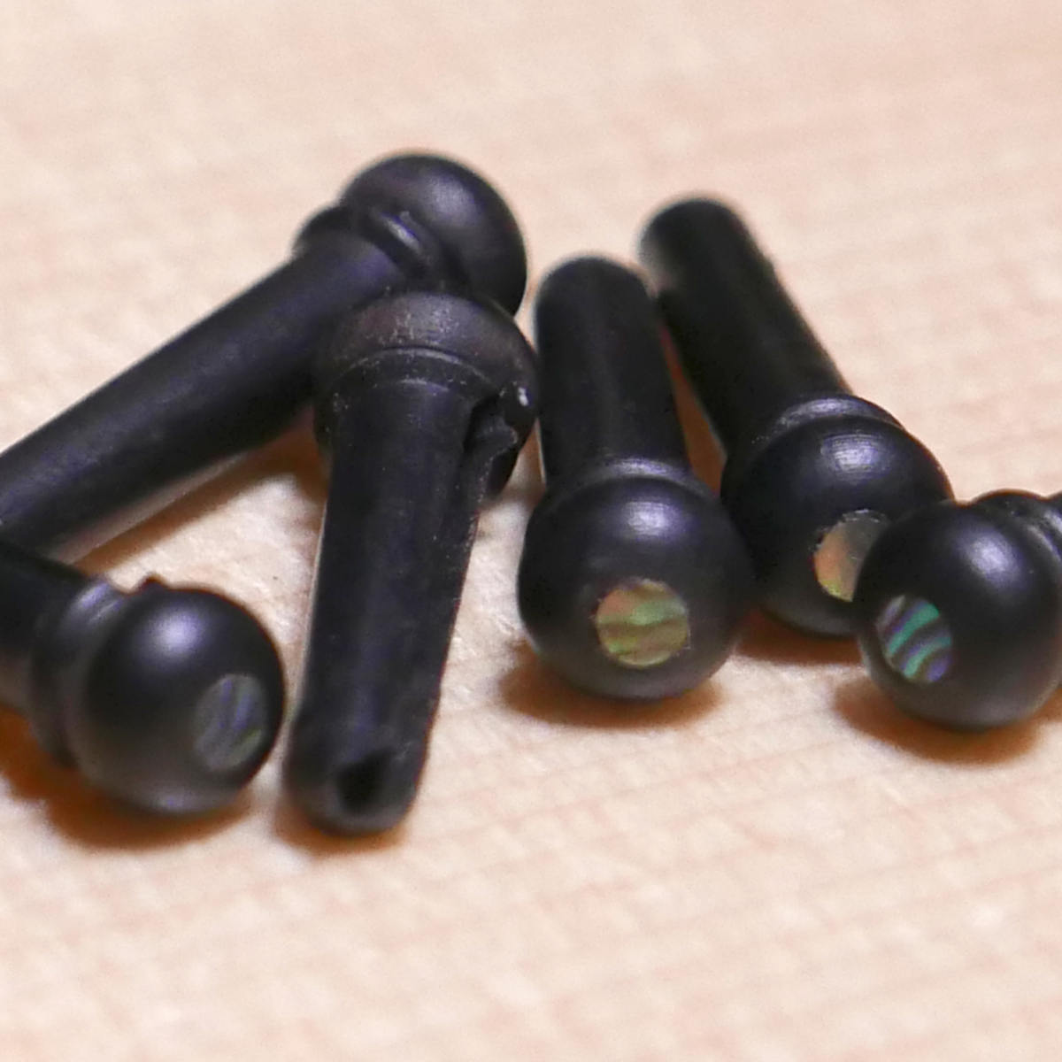 Bridge Pins Nature Ebony/Abalone Dot	[BP-NA EB/AD]の写真