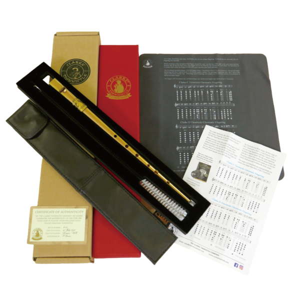 Gold Plated Original D Tinwhistle Gift Set [CGPD]