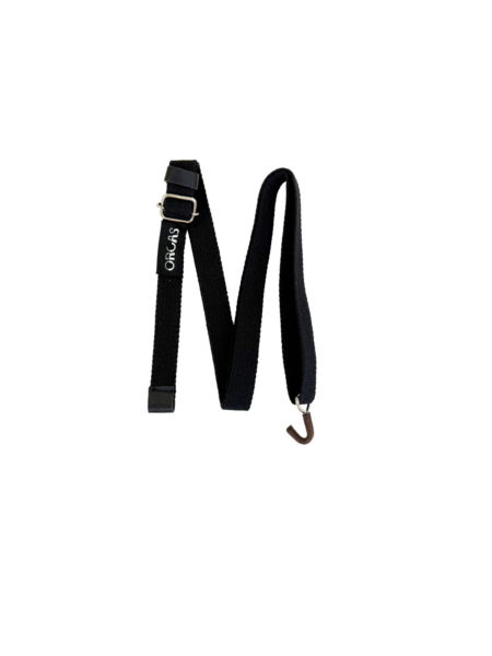 ORCAS UKULELE STANDARD STRAP [OSTP-STD BLK]