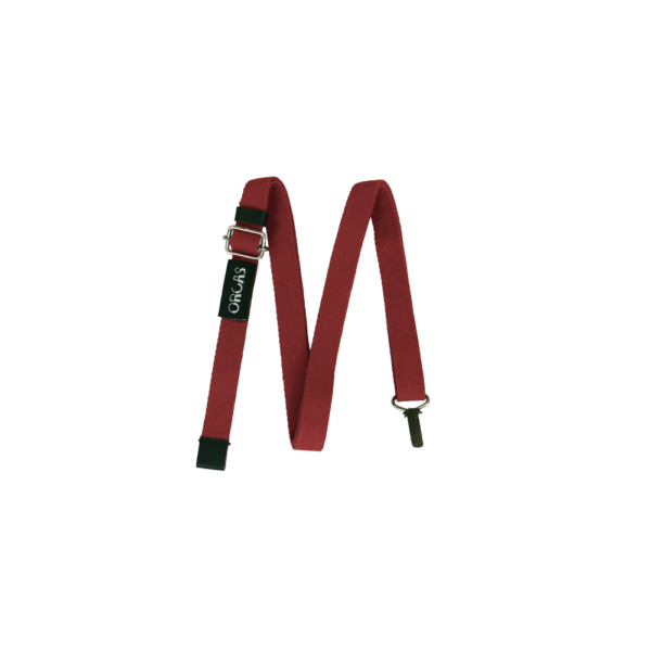 ORCAS UKULELE STANDARD STRAP [OSTP-STD RED]