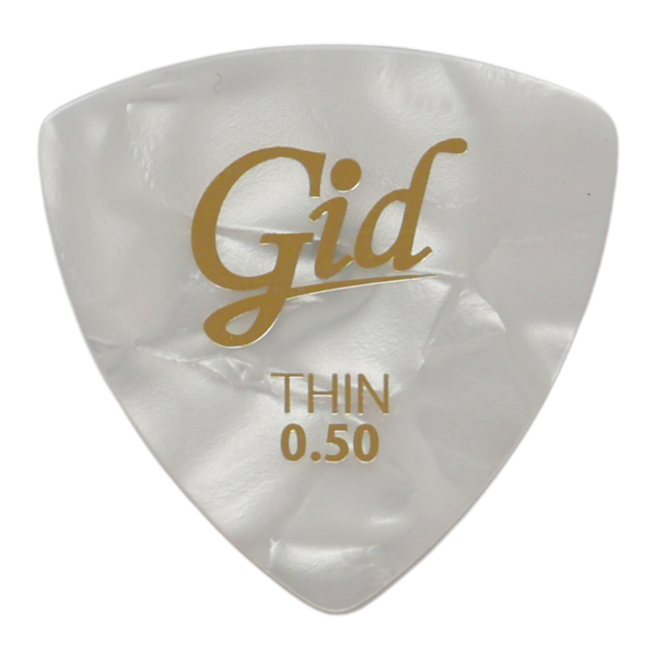Pearloid Pick Triangle  0.50 Thin/ホワイトパール [GP-TR/T WPL]