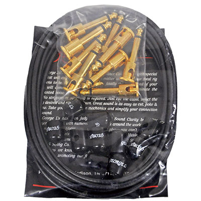 George L's155 ケーブルキット ブラック ゴールド