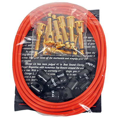 George L's155 ケーブルキット オレンジ ゴールド