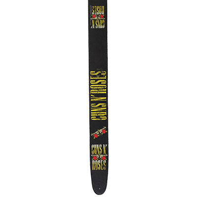2.5" Leather STRAP GUNS N ROSES