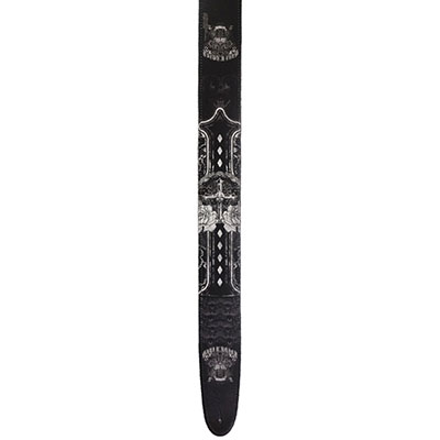 2.5" Leather STRAP GUNS N ROSES