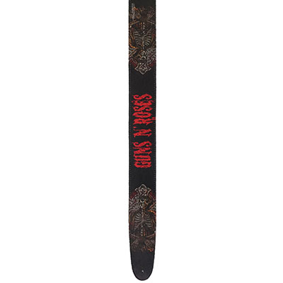 2.5" Leather STRAP GUNS N ROSES