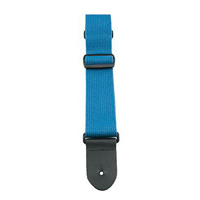 2" BLUE COTTON W/ LEATHER ENDS