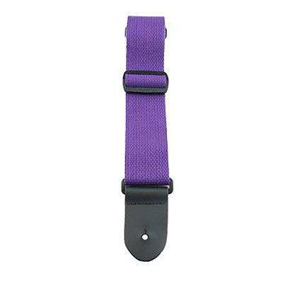 2" PURPLE COTTON W/ LEATHER ENDS