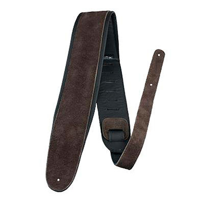 2.5" BROWN SUEDE W/LEATHER PADDING