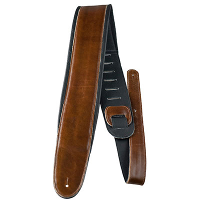 2.5" LEATHER PADDED CHESTNUT