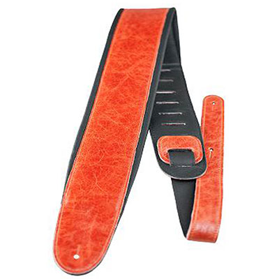 2.5" LEATHER PADDED ORANGE