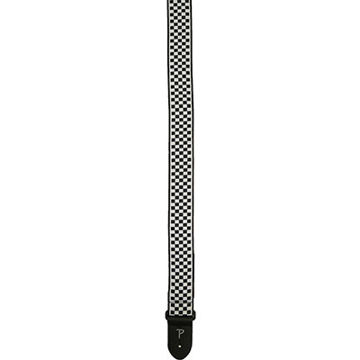 2" Nylon Webbing BLK & WHT CHECKER