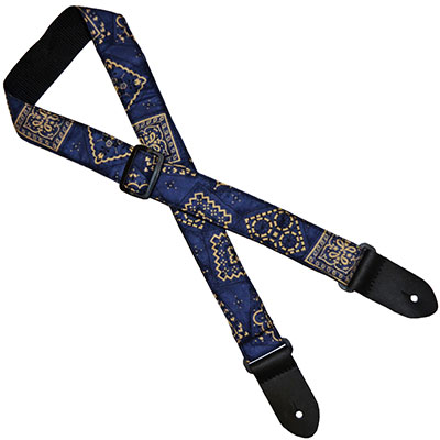 Perri's 1.5" BANDANA BLU UKE STRAP