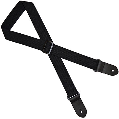 Perri's 1.5" COTTON BLK UKE SHOULDER