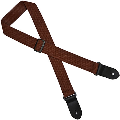 Perri's 1.5" COTTON BRN UKE SHOULDER