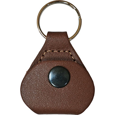 Perri's PICK HOLDER TAN KEYCHAIN