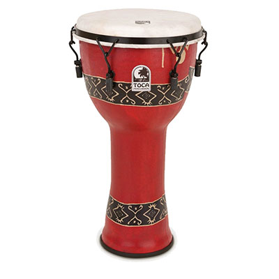 Freestyle Mechanically Tuned Djembe 12",Bali Red