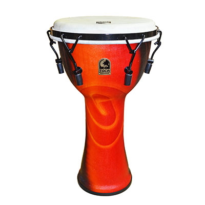 Freestyle Mechanically Tuned Djembe 10",Fiesta Red