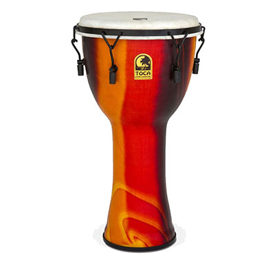 Freestyle Mechanically Tuned Djembe 12",Fiesta Red