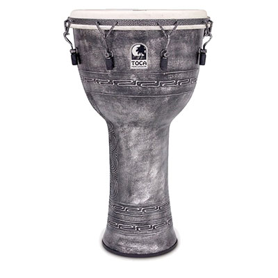 Freestyle Mechanically Tuned Djembe 14" Antique Silver w/bag