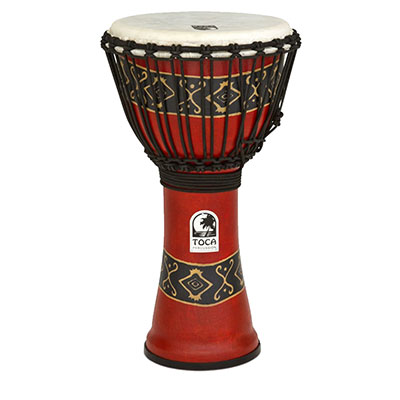 Freestyle Djembe 10",Bali Red