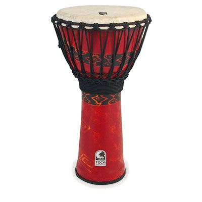 Freestyle Djembe 12",Bali Red