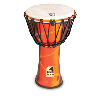 Freestyle Djembe 9",Fiesta Red