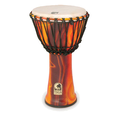 Freestyle Djembe 10",Fiesta Red