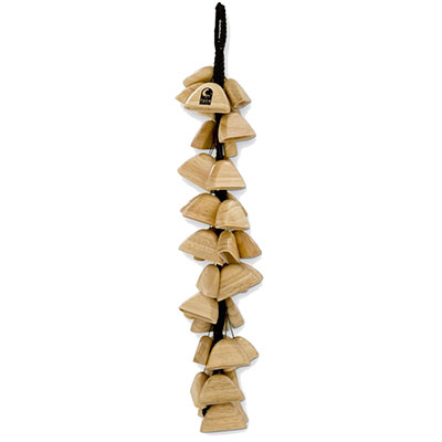 Wooden Rattle - String Mounted