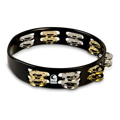 Colorsound Tambourine - 10" - Black