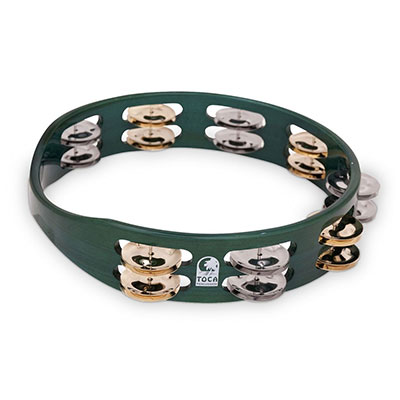 Colorsound Tambourine - 10" - Green