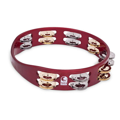 Colorsound Tambourine - 10" - Red