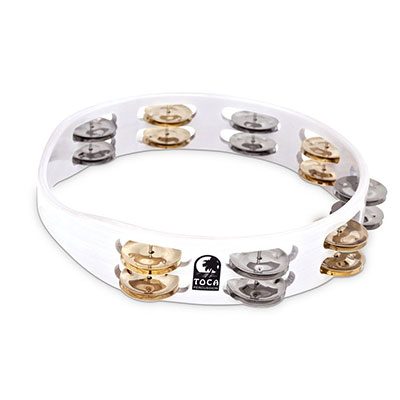 Colorsound Tambourine - 10" - White
