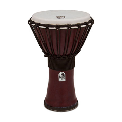 Freestyle II Djembe 9" - Red - Synthetic Head