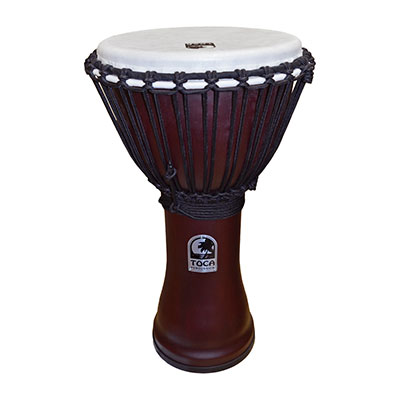 Freestyle II Djembe 10" - Red - Synthetic Head