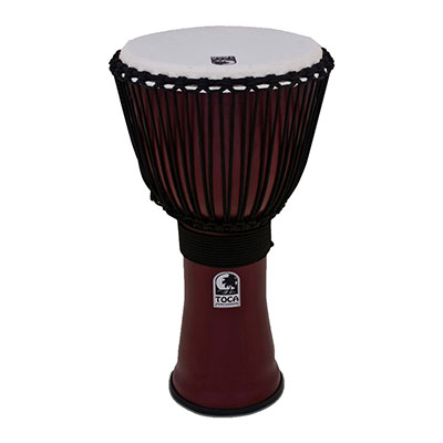 Freestyle II Djembe 12" - Red - Synthetic Head