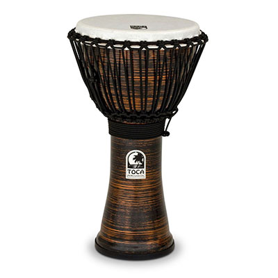 Freestyle II Djembe 10" - Spun Copper - Synthetic Head