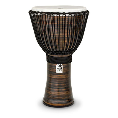 Freestyle II Djembe 14" - Spun Copper - Synthetic Head with Bag