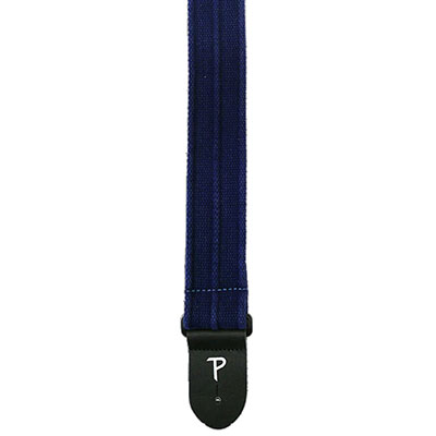 2" Deluxe Navy Cotton Strap With Ribbed Design