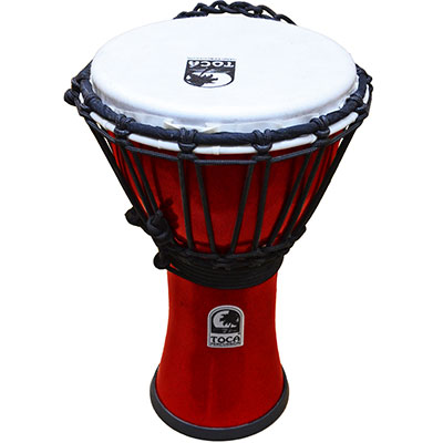 Freestyle II Djembe 7" - Metallic Red
