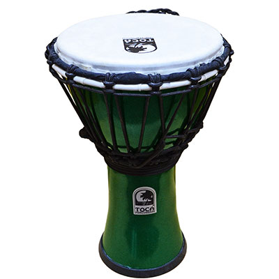 Freestyle II Djembe 7" - Metallic Green