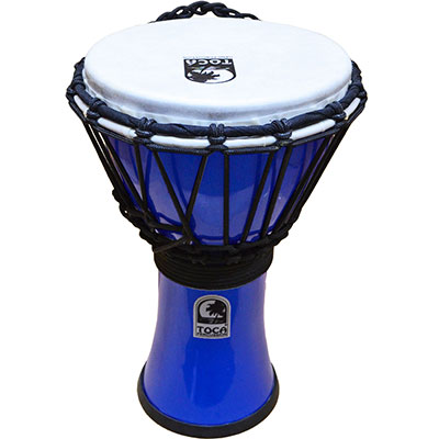Freestyle II Djembe 7" - Metallic Blue