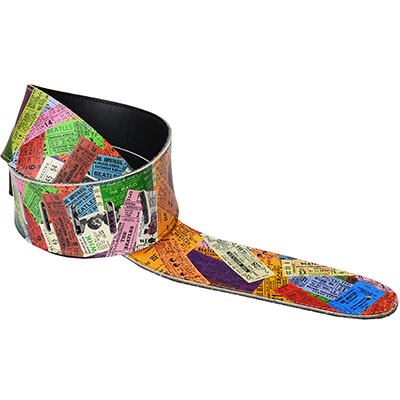 2.5" Leather STRAP THE BEATLES