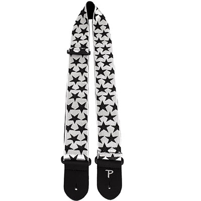 Perri's 2" HOPE SILVER W/BLACK STARS