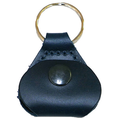 BASEBALL LEATHER PICK KEYCHAINS - BLUE