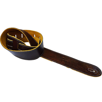 2" SOFT ITALIAN LTHR MAHAGANY