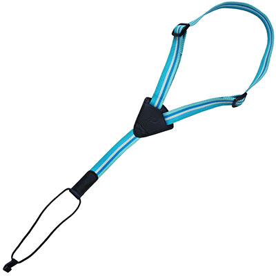 THE HOPE COLLECTION CRADLE UKULELE STRAP -BLUE STRIPED