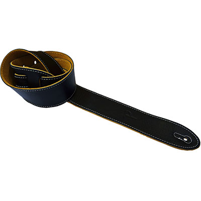 2" SOFT ITALIAN LTHR BLACK