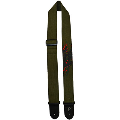 GRN COTTON GTR STP W/SCREEN PRINTED EAGLE ITEM#K3662500403